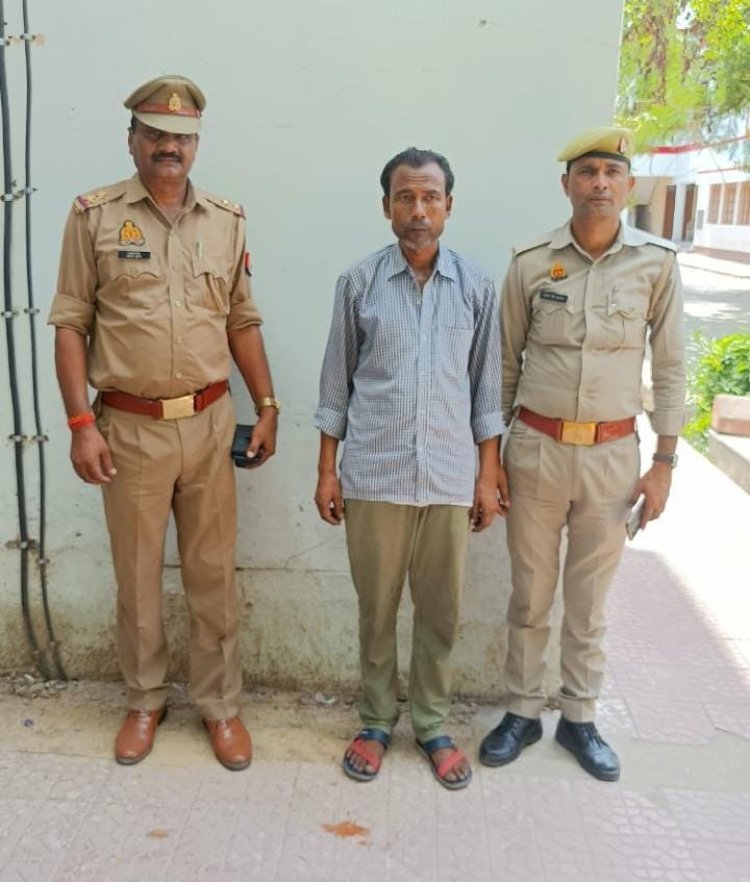 हत्या करने की घटना में फरार चल रहे एक अभियुक्त को शकीट पुलिस ने किया गिरफ्तार