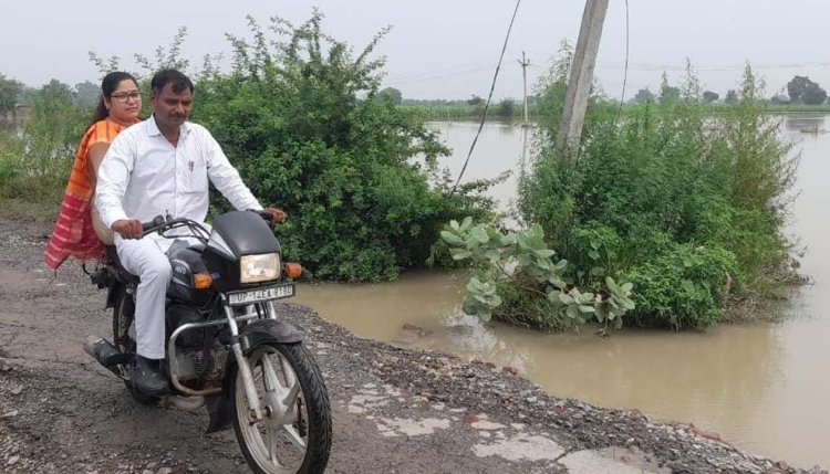 एसडीएम ज्योति शर्मा ने बाइक से किया भ्रमण