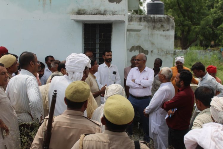 शबगा पानी की टंकी का जिलाधिकारी ने किया निरीक्षण परिसर में गंदगी पर जताई नाराजगी