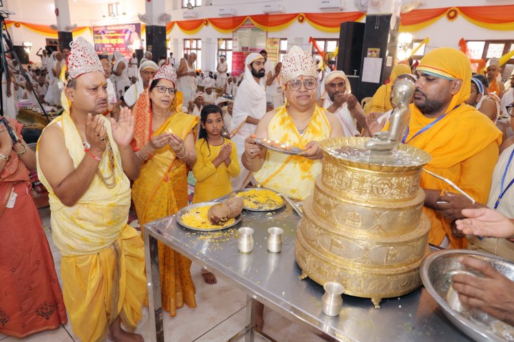 श्रावक संयम संस्कार शिविर संपन्न ,वासुपूज्य भगवान का मोक्ष कल्याणक मनाया