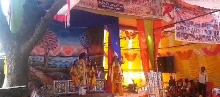 बाली वध व लंका दहन की लीला देख उत्साहित हुए दर्शक।