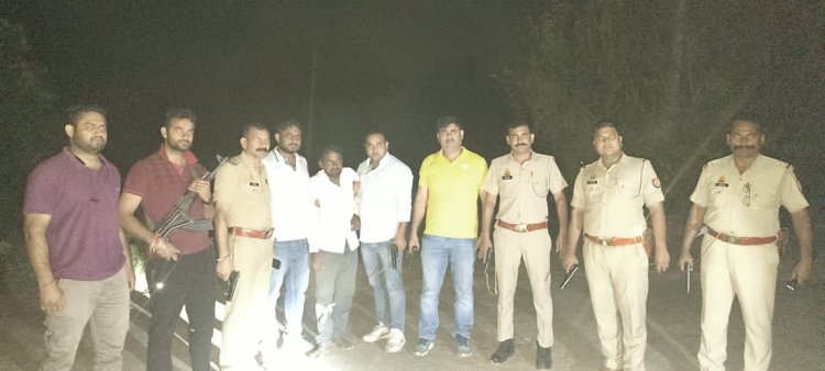 चांदीनगर पुलिस द्वारा मुठभेड़ के दौरान 15 हजारी बदमाश गिरफ्तार, साथी फरार