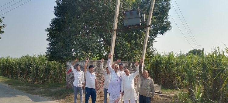 आक्रोश,कुर्डी नांगल के मंदिरों और फसलों के लिए नवरात्रि व दशहरे पर भी अंधेरे और पानी की मार