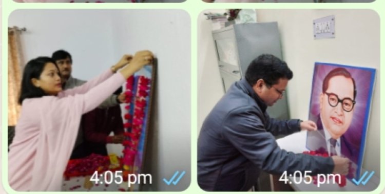 परिनिर्वाण दिवस पर याद किए गए बाबा साहेब।