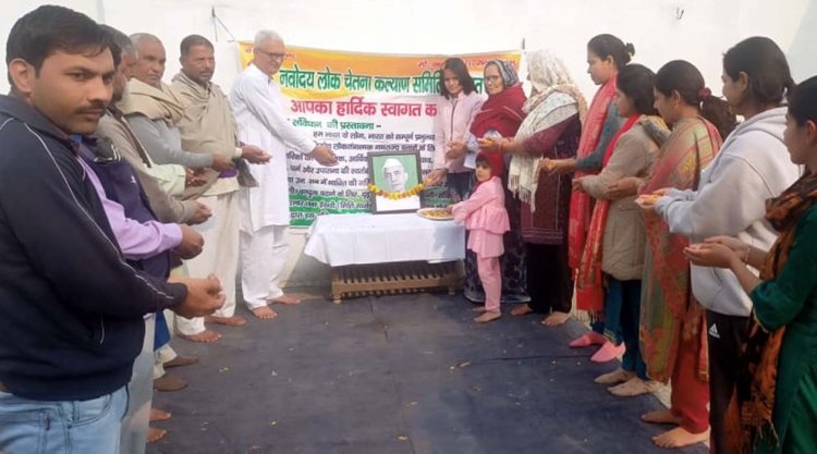 चौधरी चरण की जयंती पर गांधी कालेज व‌‌ सांकरोद‌ में हुए कार्यक्रम