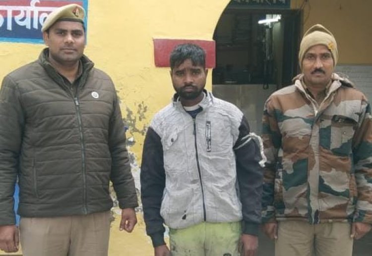 चोरी की घटना में फरार चल रहे 01 अभियुक्त को अवागढ़ पुलिस ने किया गिरफ्तार।