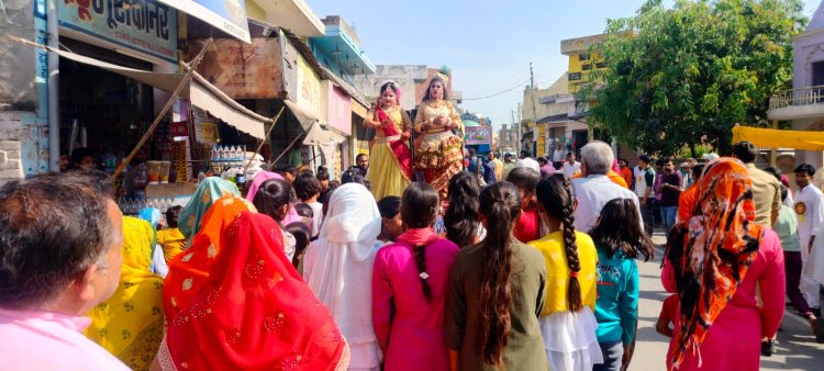 महर्षि कश्यप जयंती पर कस्बे में यज्ञ व भव्य शोभायात्रा