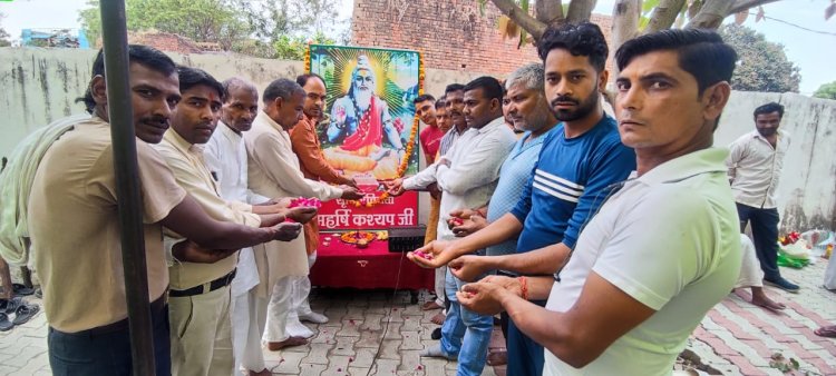 महर्षि कश्यप जयंती धूमधाम से मनाई, जोहडी गाँव में यज्ञ व शोभायात्रा संपन्न