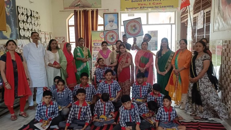 सारथी वेलफेयर फाउंडेशन ने स्पेशल बच्चों के साथ मनाया नवरात्रि का त्यौहार