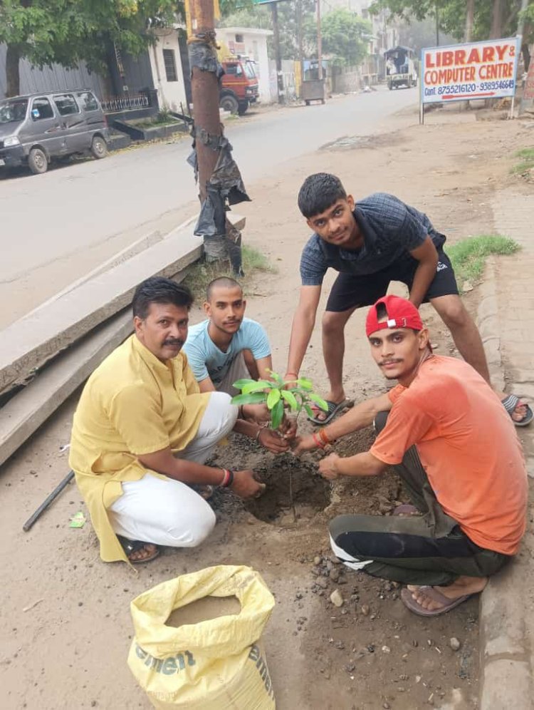 शहीदों के नाम पर किया पौधारोपण, एक हजार पौधे लगाएंगे अगले तीस दिन में : अनिल महादेव