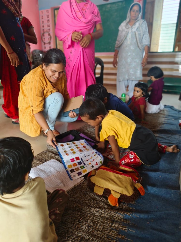 जिला बेसिक शिक्षा अधिकारी शामली के द्वारा प्राथमिक विद्यालय भैंसवाल में निरीक्षण किया