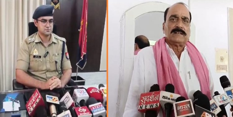 चंदौली SP कार्यालय बना सियासी अखाड़ा, कार्यकर्ताओं के साथ धरने पर बैठे सपा विधायक, आश्वासन के बाद खत्म हुआ धरना