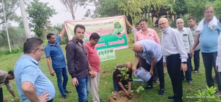 एक पेड़ मां के नाम कृममे सिन्धु समाज रायबरेली द्वारा किया वृक्षारोपण