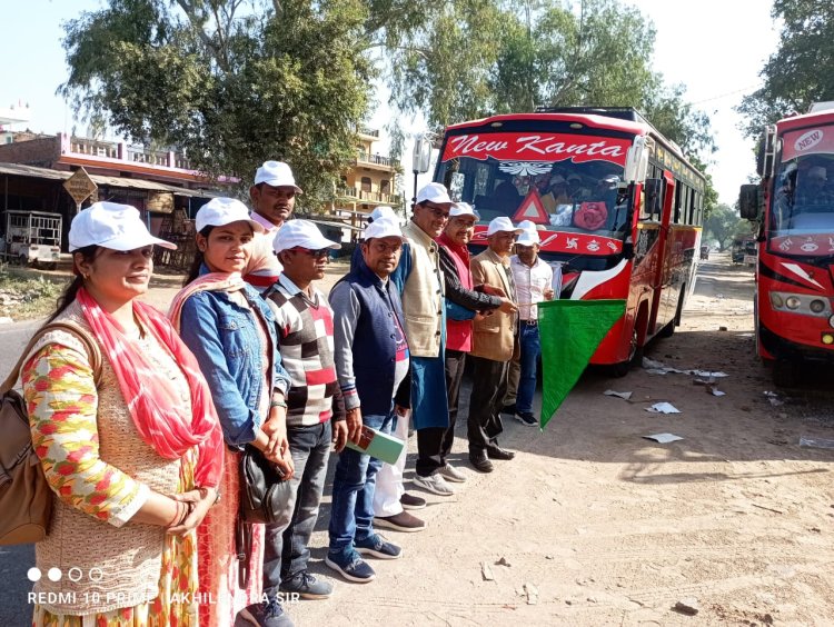 राष्ट्रीय आविष्कार अभियान: चित्रकूट के 100 होनहार छात्रों ने किया औद्योगिक और तकनीकी ज्ञान का अध्‍ययन।