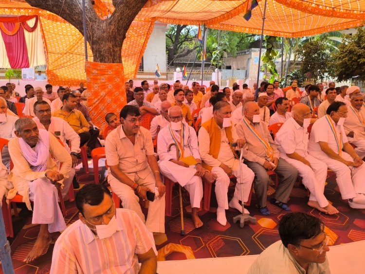 संतों के आने का लक्ष्य धर्म की वृद्धि व जन जन में संस्कारों का बीजारोपण करना:अरुण चंद्र महाराज