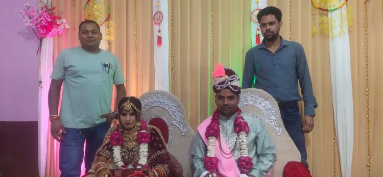 भावना एवं रविकान्त परिणय सूत्र बन्धन में बंधे